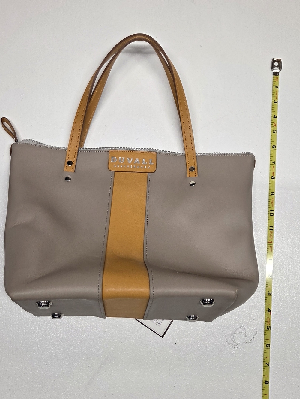 Handmade Leather Handbag. Duvall Leather - Picture 5 of 9
